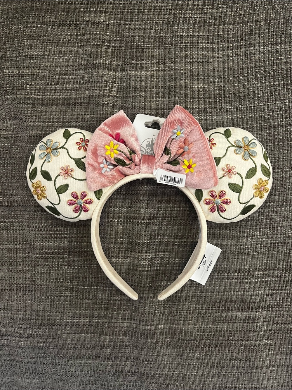 Disney Parks Minnie Mouse Floral Ear Headband by BaubleBar NWT